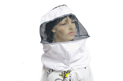 Round Plastic Mesh Veil with Elastic Ties