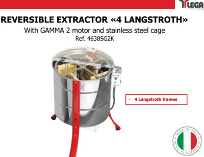 Lega 4 Frame Reversible Electric Extractor